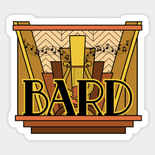 Deco Bard Sticker